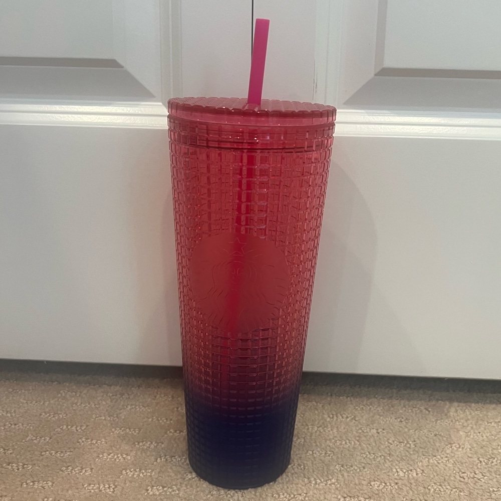 Pink and Purple Ombré Starbucks Cup